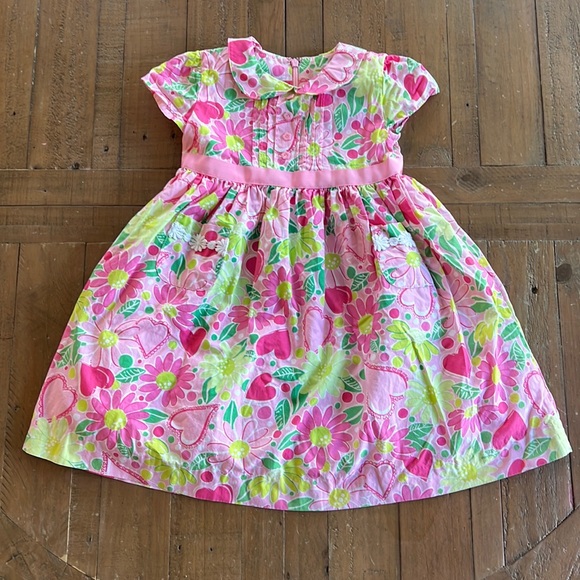 Lilly Pulitzer Other - Lilly Pulitzer floral heart print white label dress